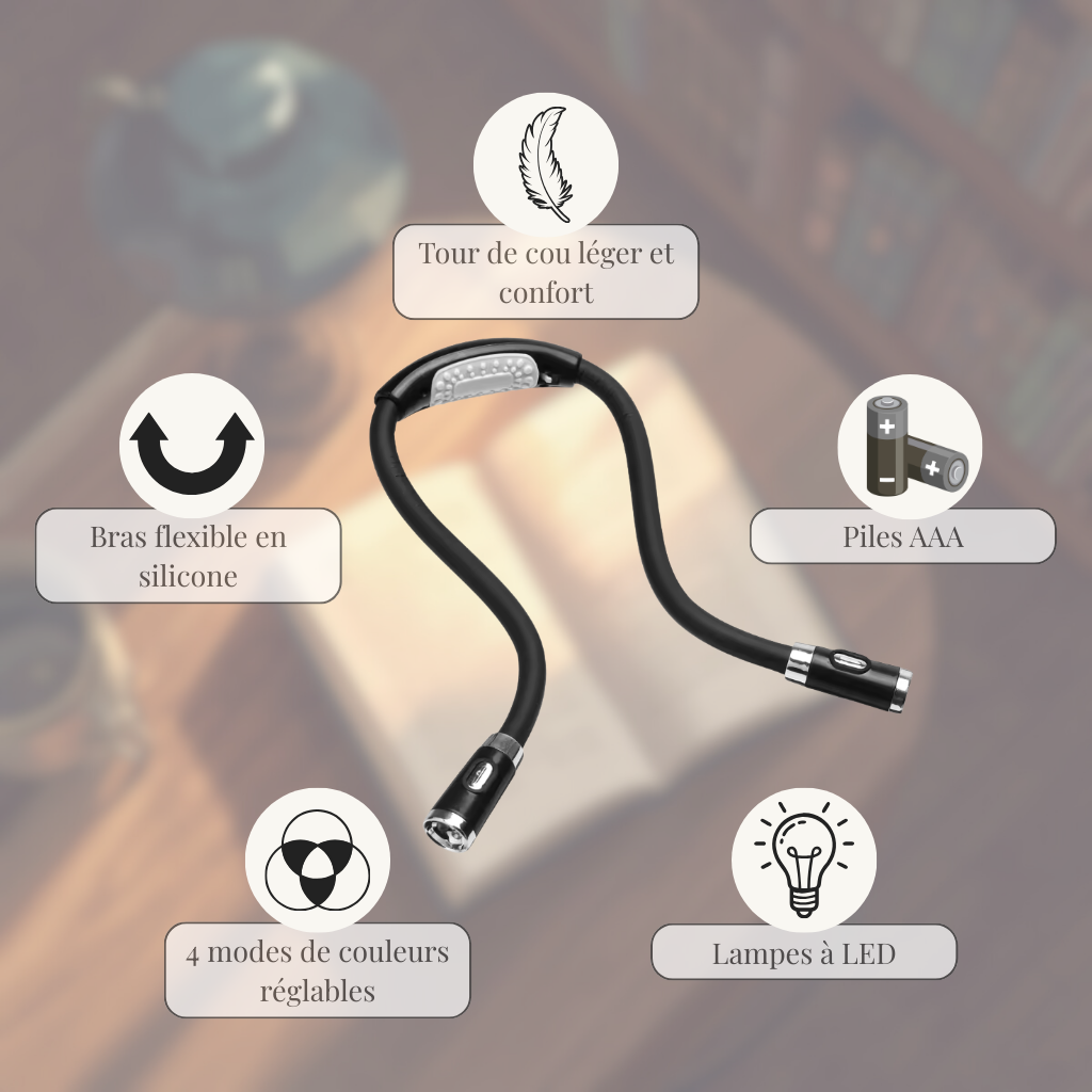 Lampe lecture cou